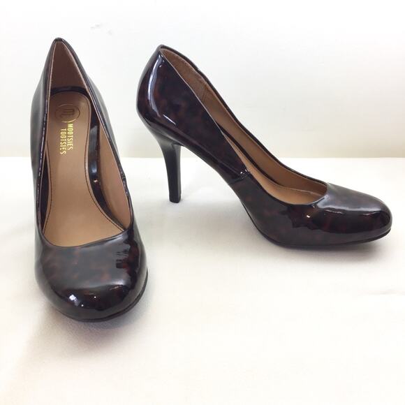 Mootsies Tootsies Leopard Faux Patent Leather Pump, Size 9.5 - Picture 2 of 8